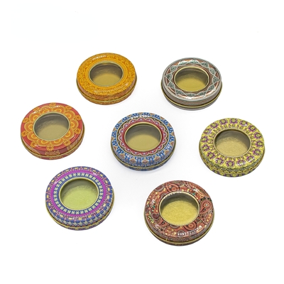 ظروف شمع قلع فلزی 4 اوز 8 اوز کوزه 70x20mm گرد