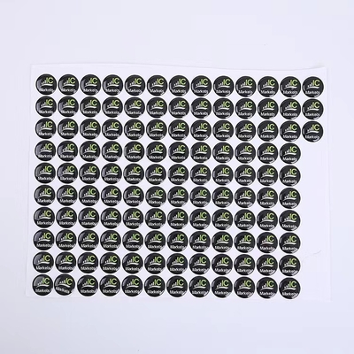 برچسب اپوکسی تولید کننده چسب PET Die Cut Stickers Domed