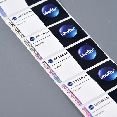 بسته بندی برچسب هولوگرام بسته بندی امنیتی برچسب های هولوگرام Tamper Evident Labels Lip Gloss 3D 2D
