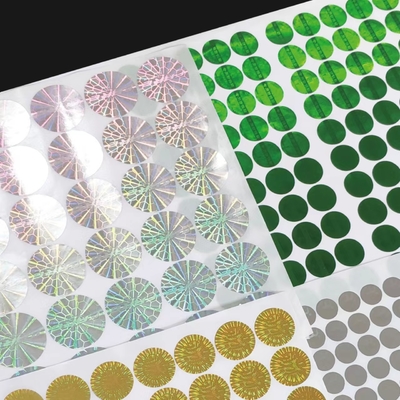 3D Seal Void Hologram Sticker Seal Security Sheet Roll Number Scratch Off