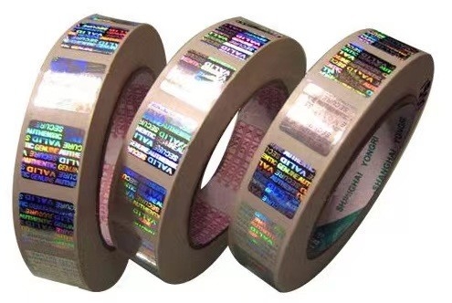 3D Seal Void Hologram Sticker Seal Security Sheet Roll Number Scratch Off